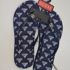 Guess Thong Logo‎ Flip Flop sz 8 NEW WITH TAG